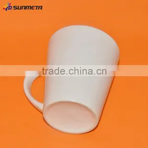12oz Conical Ceramic White Sublimation Mug At Low Price Wholesale thumbnail-2