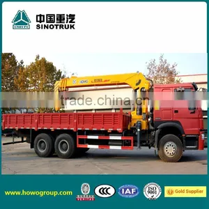 Sinotruk Howo 6x4 Cargo Truck With 5T Crane Camiones Chinos de Carga thumbnail-1