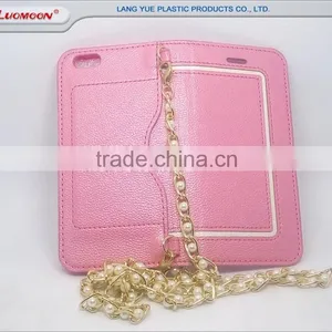 Lichee Pattern Inclined Shoulder Custom Stylish Mobile Phone Pouch for Samsung Note 6 S4 I9500 I9505 I9508v I9508 Galaxysin E300 thumbnail-6