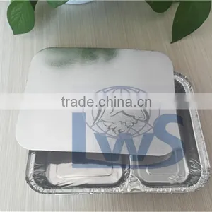 Two Compartments Alu Foil Food Container thumbnail-3