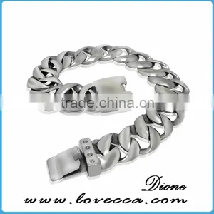 2015 Factory Wholesale High Quality Dark Yellow Leather Stainless Steel Bangle thumbnail-1