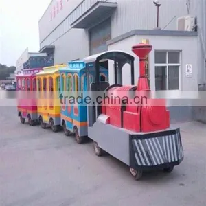 Amusement Equipment Kiddie Ride Theme Park Trackless Sightseeing Train Ride Fairground Ride for Sale thumbnail-6