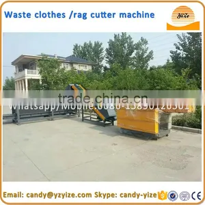 New Best Quality Waste Cloth Recycling Machine /fiber Fabric Waste Cloth Cutting Machine thumbnail-5