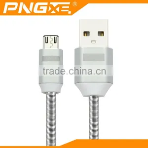 PNGXE 2016 Excellent Quality Exquisite Nylon Braided and Allumunum Alloy Cable for Iphone and for Samsung thumbnail-1