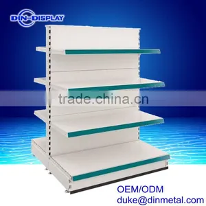 Display Double Sided Gondola Supermarket Rack Supermarket Gondola Shelving thumbnail-3