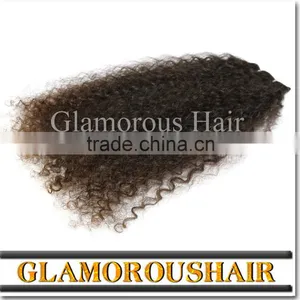 Unprocessed Virgin Peruvian Hair Kinky Curly Can Last Curl Long Time thumbnail-4