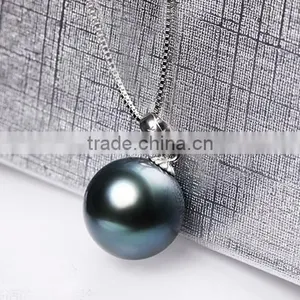 China Factory Newest Design 18K Tahitian Black Pearl Jewelry thumbnail-5