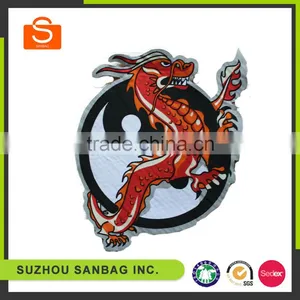 Custom High Quality Colourful Polyester Clothing Label thumbnail-1