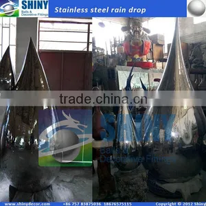 Large Stainless Steel Sculpture Raindrop thumbnail-5