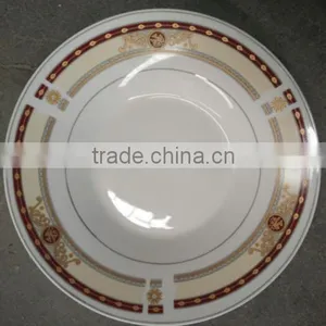 OEM 8inch Cheap Ceramic Soup Plates , Round Edge Decor Soup Plate , Cheap Porcelain Soup Plate to Irap thumbnail-2