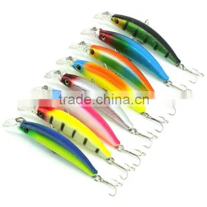 Plastic Minnow Fishing Lures 8 Color 9.5cm-3.74inch/9.12g-0.322oz Fishing Tackle Crank Bait thumbnail-3