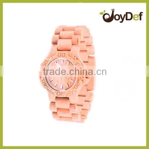 2016 Popular Bamboo Wood Wrist Watch /wristwatch With Logo Engraved thumbnail-2