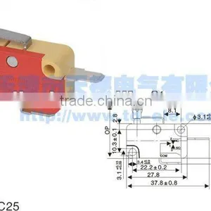 V155-2C25 Series Micro Switch thumbnail-1