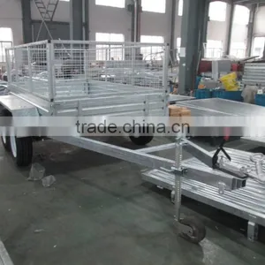 Hot Dip Galvanized Tandem Box Trailer thumbnail-1