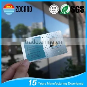 High Class Mirror Effect Stainless Steel Metal Business Card thumbnail-5