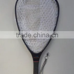 Big Size Carbon Landing Net With PVC Net Bag thumbnail-1