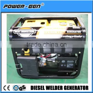 POWER-GEN Newly Designed Open/Silent Type 5KW-9KW Diesel Welding Generator Set thumbnail-1