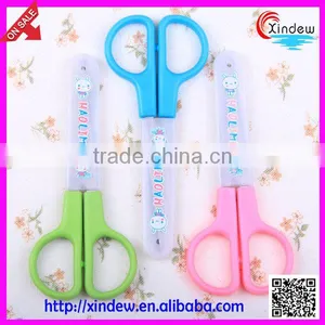 Carton Student Tool Scissors,Children Hand Scissors With Cap thumbnail-1