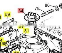 MASSEY FERGUSON Tractor MF 245 Engine Thermostat thumbnail-1