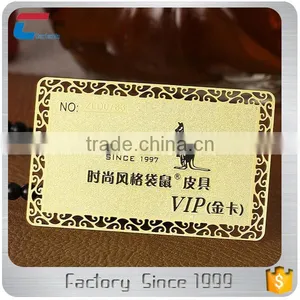 Customized Plated White/ Black Stainless Steel Metal Card thumbnail-4