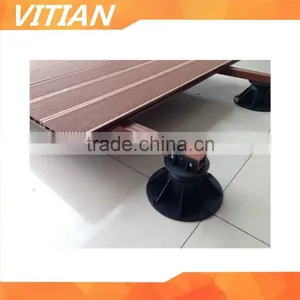 Vitian PP Material Adjustable Plastic Pedestals for Outdoor WPC Decking thumbnail-2