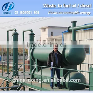 Waste Tyre to Diesel Pyrolysis Waste Tyre to Furnace Oil Machine thumbnail-5