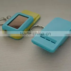 NEW Love Gift Key Chain Whistle Keyring Ring Mini USB Solar Powerbank thumbnail-2