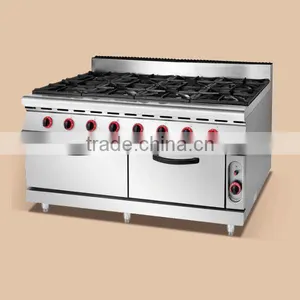 Top Sale 8 Burners Gas Stove With Oven,gas Range With Burner for Sale thumbnail-1
