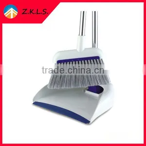 Luxury Dustpan And Broom With Metal Long Handle Dustpan thumbnail-1