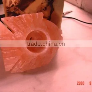 Fish Shape Salt T Light/Himalayan Salt Tea Lights/Rock Salt Products thumbnail-1