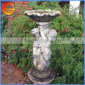 Eastern Connections Cascade Marble Bird Bath thumbnail-1