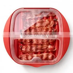 Microwave Bacon Maker & Cooker With Lid thumbnail-3