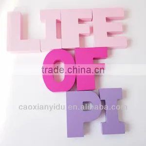 Wooden Letters The Wedding Shoot Props*9*2.5CM on Sales 9 Colour thumbnail-1