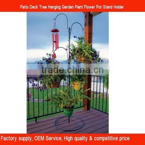 Patio Deck Tree Garden Plant Flower Pot Stand Holder thumbnail-1