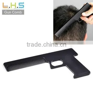 Hot Sale Cute Gun Shape Plastic Printed Comb thumbnail-1