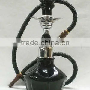 Black Coloured Glass Hookah Shisha for Sale thumbnail-1