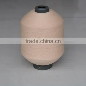 China Suppliers Polyester Covered Spandex Yarn Spandex Covered Polyester Yarn for Knitting With Good Quality Good Services thumbnail-1