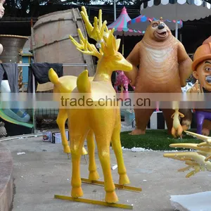 Fiber Glass Reindeer Decoration Statue thumbnail-4