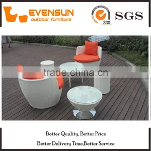 5PCS Garden Stacking Set Wicker Sofa Set Furniture thumbnail-6