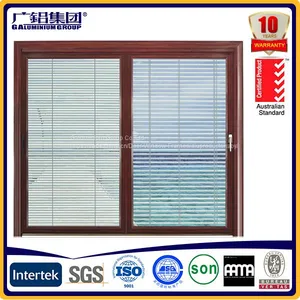 Двухпанельное алюминиевое стеклянное окно для виллы thumbnail-4