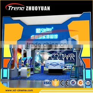 Zhuoyuan Canton Fair Funny Games Children'S Playground Equipment 6Dof Motion Platform thumbnail-1