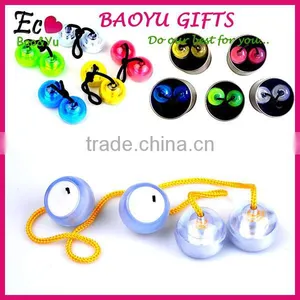 2017 New Product Fidget Toys Thumb Chucks With LED Light Fidget Yo yo thumbnail-1