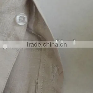 Men's 100% Cotton Guayabera Shirt With Long Sleeve and Pintuck Embroidery thumbnail-6