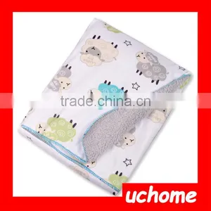 UCHOME Newborn Baby Blanket/Baby Outdoor Blanket/Soft Plush Infant Blanket thumbnail-6