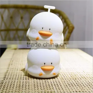 UCHOME Creative 7 Colors Change Silicone Cute Gift Night Light Kids LED Night Lamp Night Lights For Baby thumbnail-1