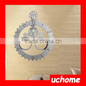 UCHOME 2016 Factory Wholesale Gear Wheel Clock Promotion thumbnail-5