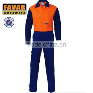 Men's Flame Retardent Coverall Oil Field Safety Coverall thumbnail-1