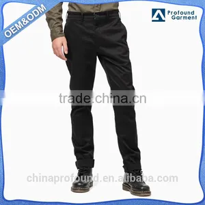 Cotton Trousers New Design Men's Black Casual Pants Slim Fit Narrow Feet Man Trousers Custom Wholesale Pants for Men thumbnail-1