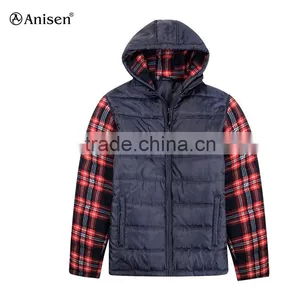 Hotsell Polyfill Plaids Men Winter Jacket Men Hoodies thumbnail-1