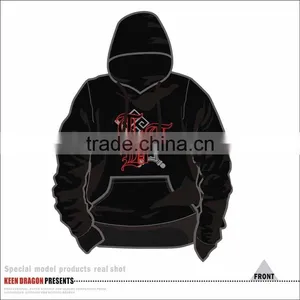 Men's New Apparel 100% Cotton Microfiber Printed Custom Zipper -up Hoodies thumbnail-3